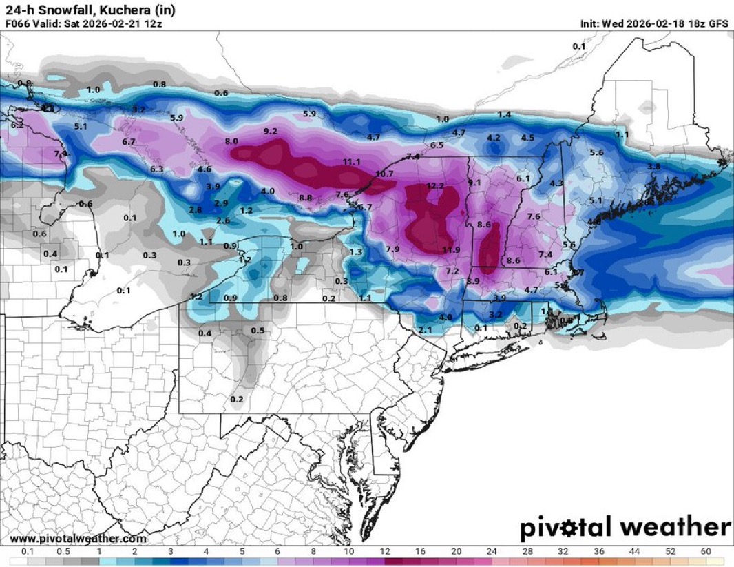 Watching a snow storm for East coast Sunday into Monday