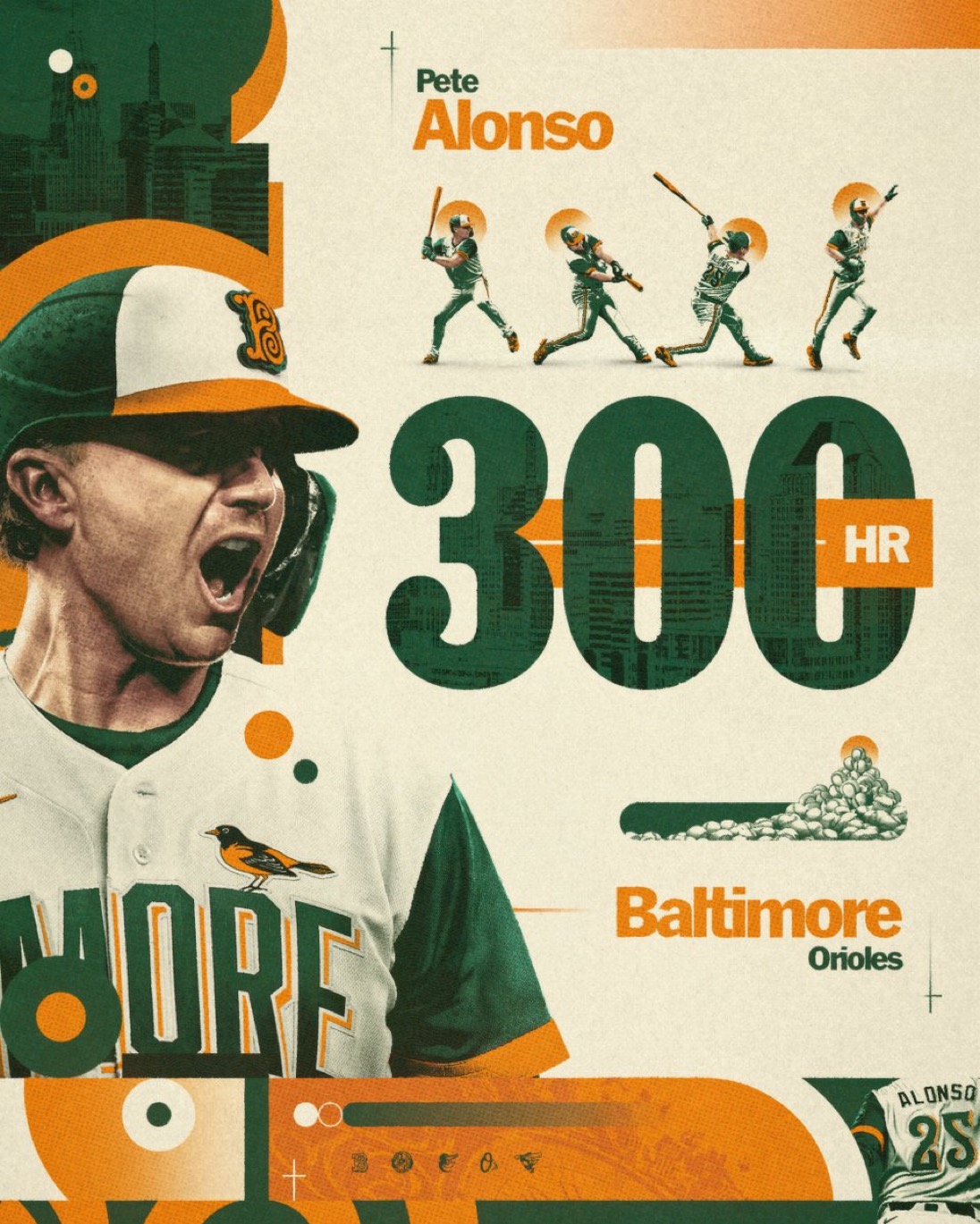 BREAKING:PETE ALONSO HITS 300TH CAREER HOME RUN — AT CITI FIELD, AGAINST THE METS