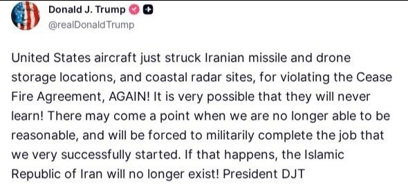 BREAKING:CONFLICT ESCALATES: U.S. LAUNCHES DOZENS OF STRIKES ON IRAN